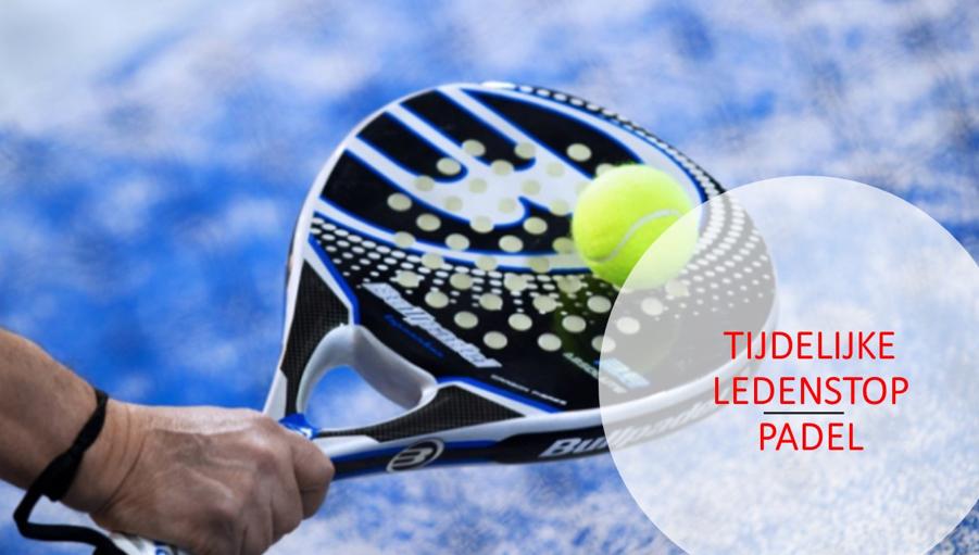 Ledenstop Padel